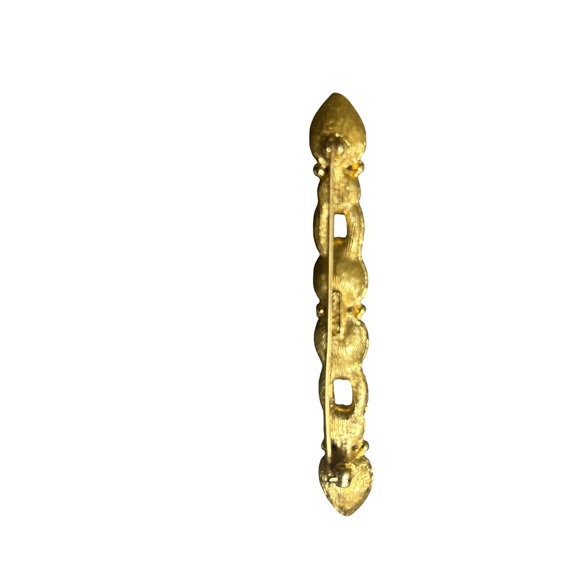 Monet Gold Brooch - Picture 1 of 5